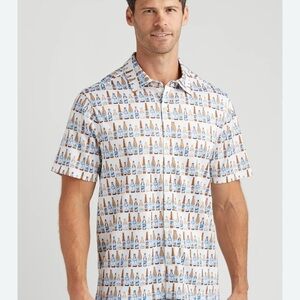 Bermuda Sands Men’s Abe Camp Shirt 3XL NWT 50spf. N